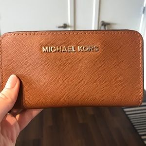Michael Kors camel wallet